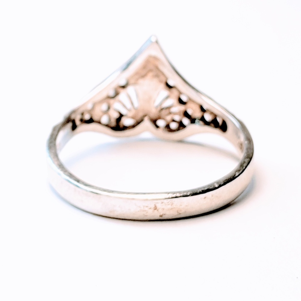 Sterling Silver Circle Cutout Ring - image 3
